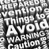 ThingsToAvoid